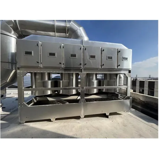 Gas Disposal Machinery Cyclone Spray Tower Removal Vocs Gas with Air Flow 6000m3/H Filter Oil Fume Purifier 