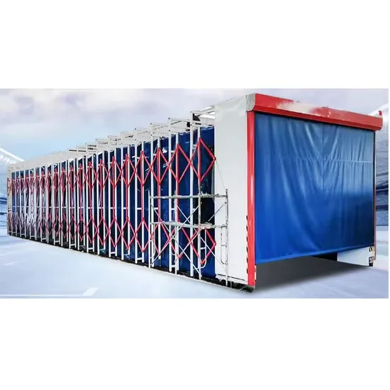 Outdoor Retractable Truck Spray Painting Booth for Large Workpieces 