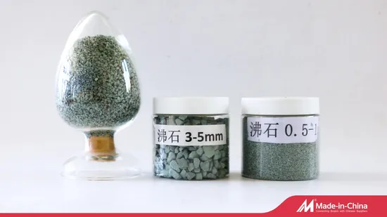Light Green Zeolite Granules for Effective Soil Conditioning and Ammonia Control 